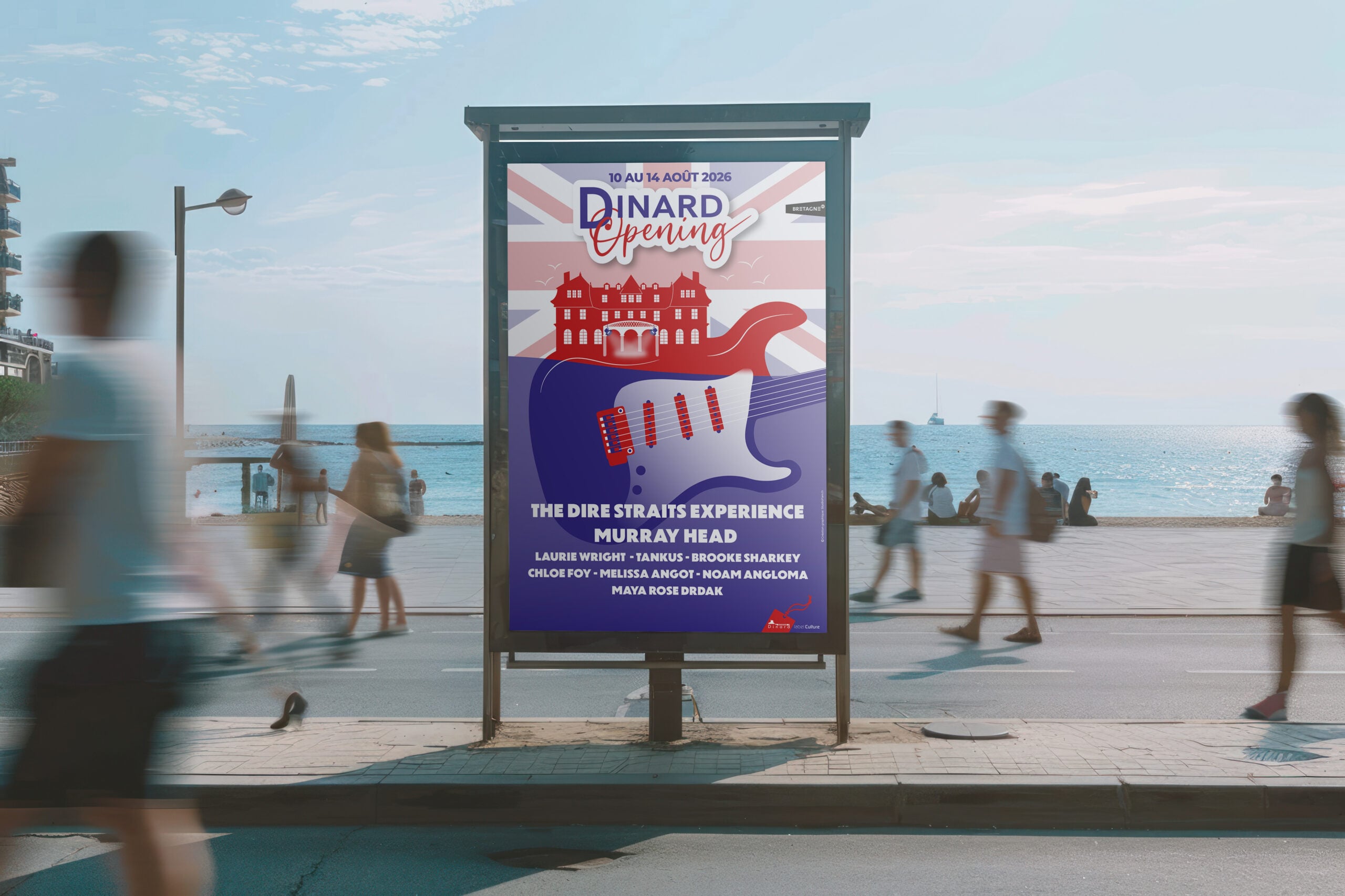 Design graphique, Studio Fam, eva Marquet, Dinard Opening